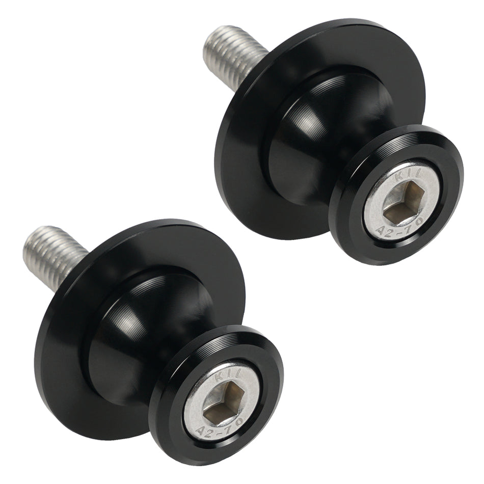 NICECNC 10mm Swingarm Spools for Kawasaki Versys 650 1000 KLE650 KLE1000 Z750 Z1000 ZX14
