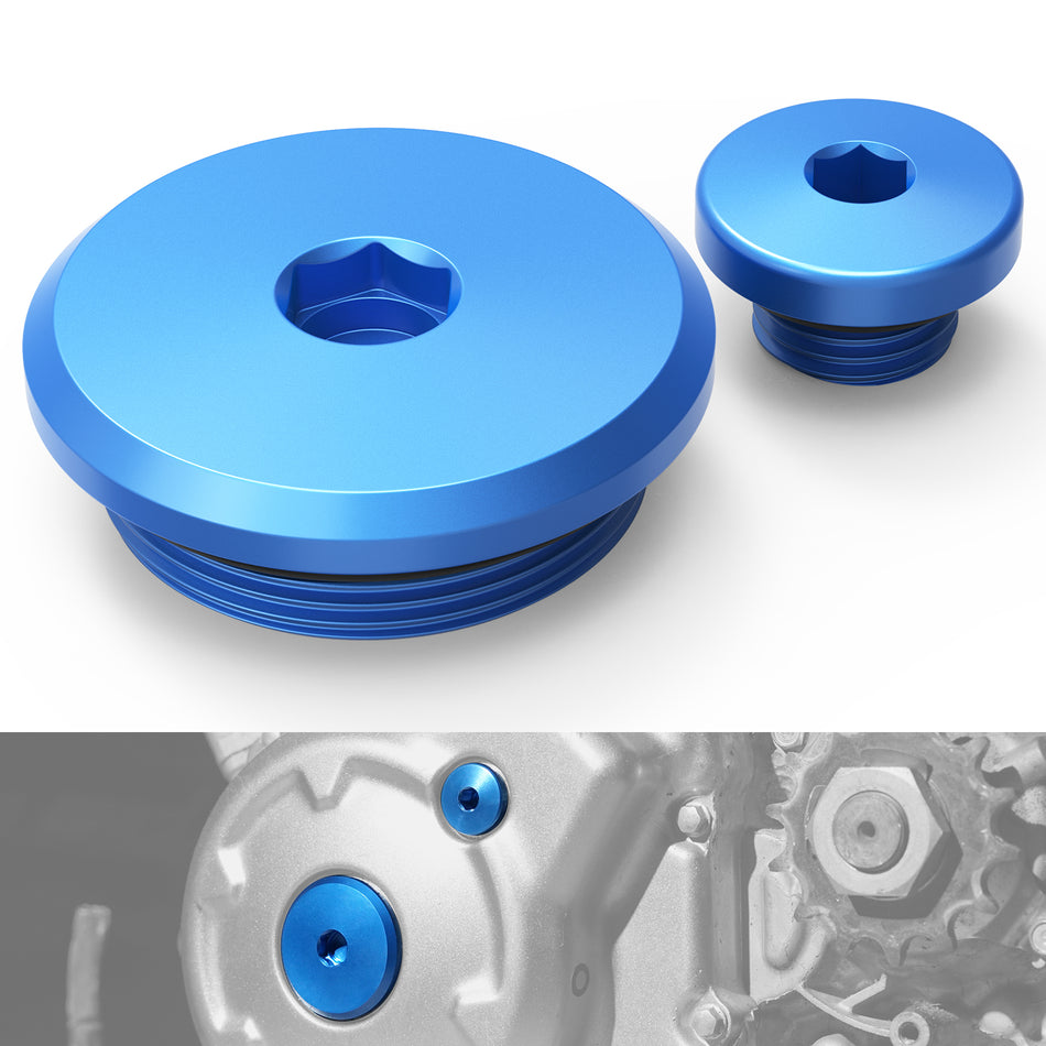 NICECNC Engine Plugs Kit for Yamaha YZ450F YZ250F 2019-2023 YFZ 450X 2010-2011 YFZ450R 2010-2023