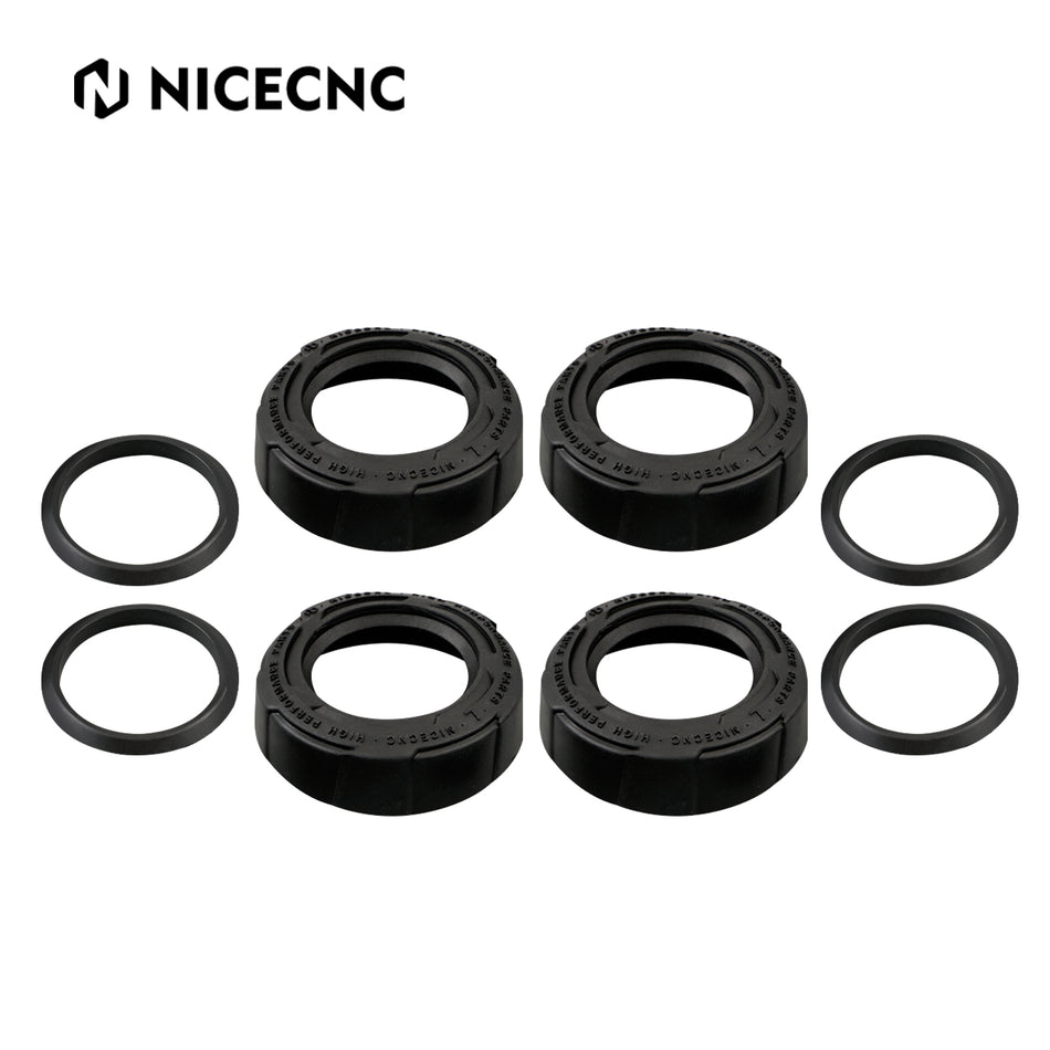 NICECNC Motorcycle TPE Front Rear Wheel Bearing Spacer Protector Cap for KTM EXC300 EXC EXCF XCW EXC-W 125 250 450 500 2016-2023