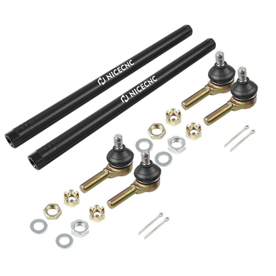 NICECNC Tie Rod Kit With Ball Joints For Yamaha YFZ450R (2009–2023) – 6-Piece Set