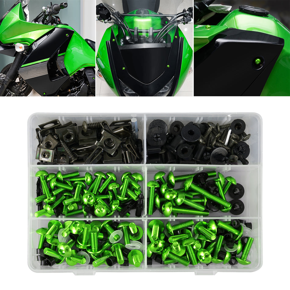 NICECNC Fairing Bolts Kit Bodywork Screws for Kawasaki Ninja ZX10R ZX1000