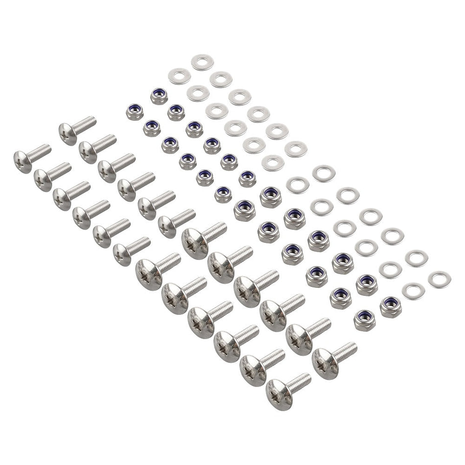 72pcs ATV Body Frame Bolts Nuts Washers Kit For Yamaha Blaster 200 YFS200 1988-2006
