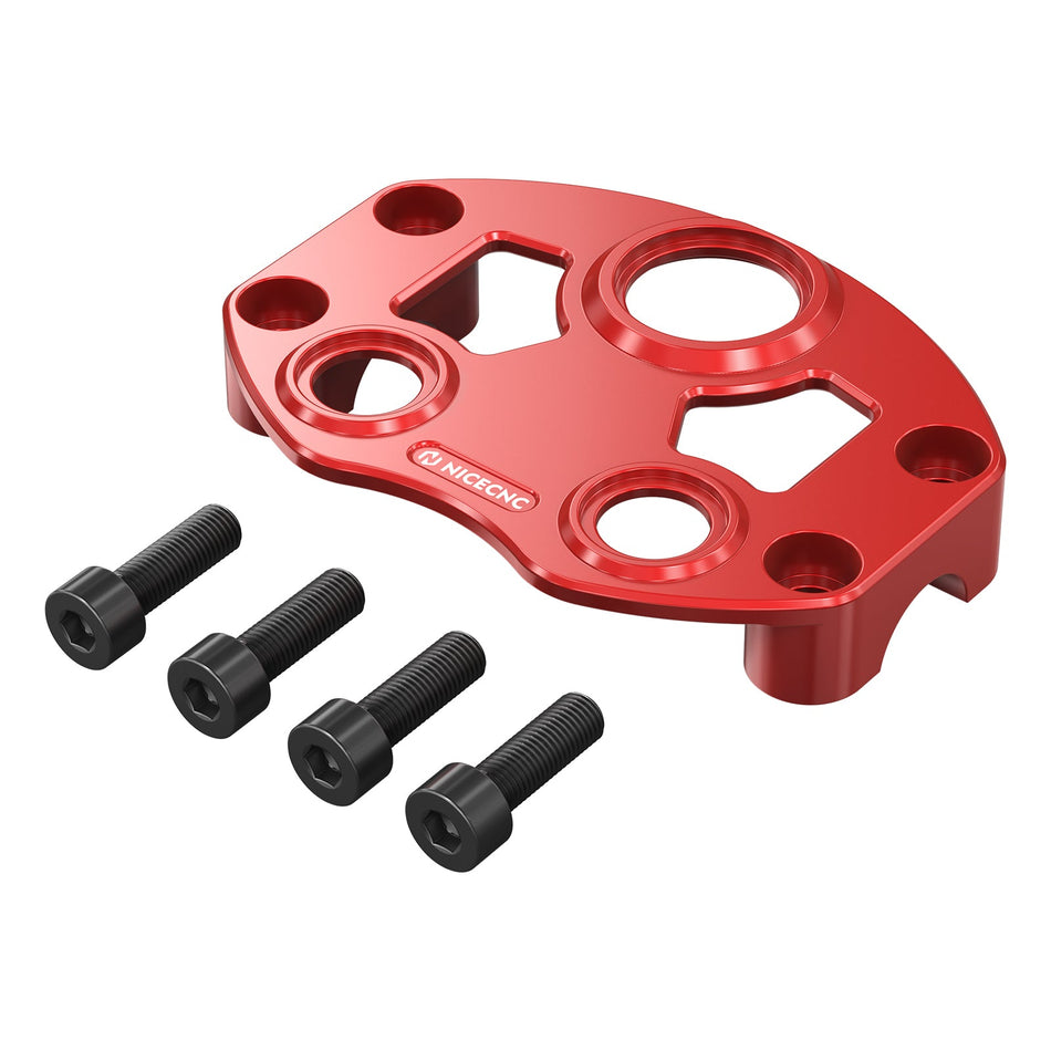 Key Switch & Indicator Light Mount Handlebar Mount Upper For Honda TRX450R 2006-2009