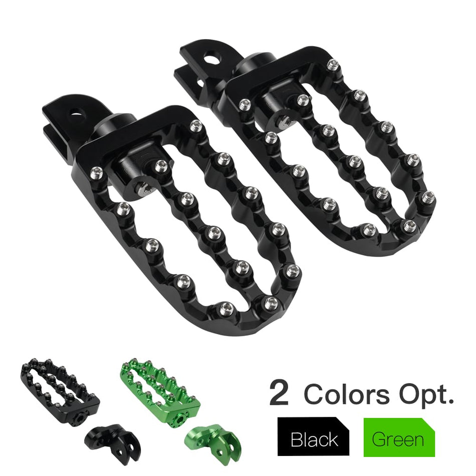 Motorcycle Foot Pegs Footrest For Kawasaki KLR650 1987-2018