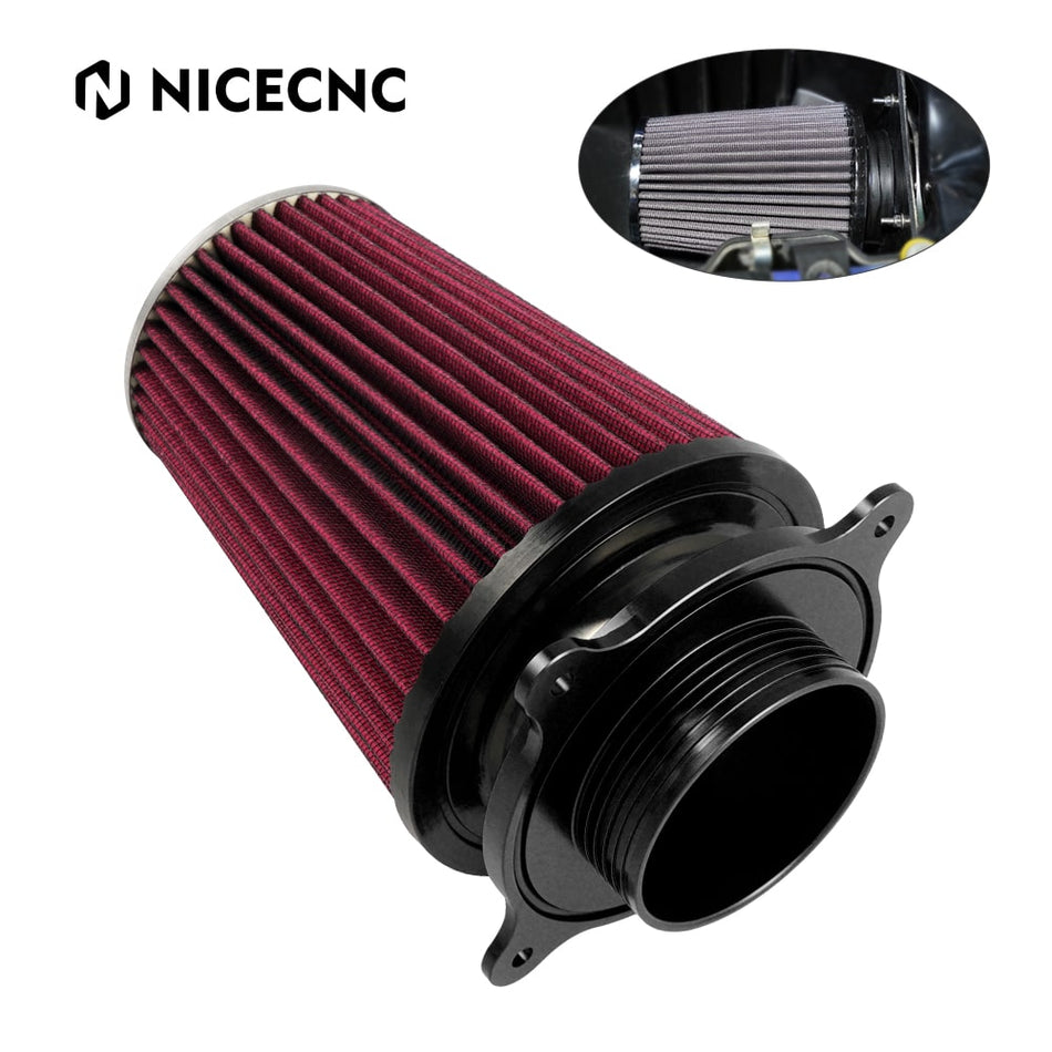 Air Filter Intake With Holder Adapter For Yamaha Raptor 700 – NICECNC
